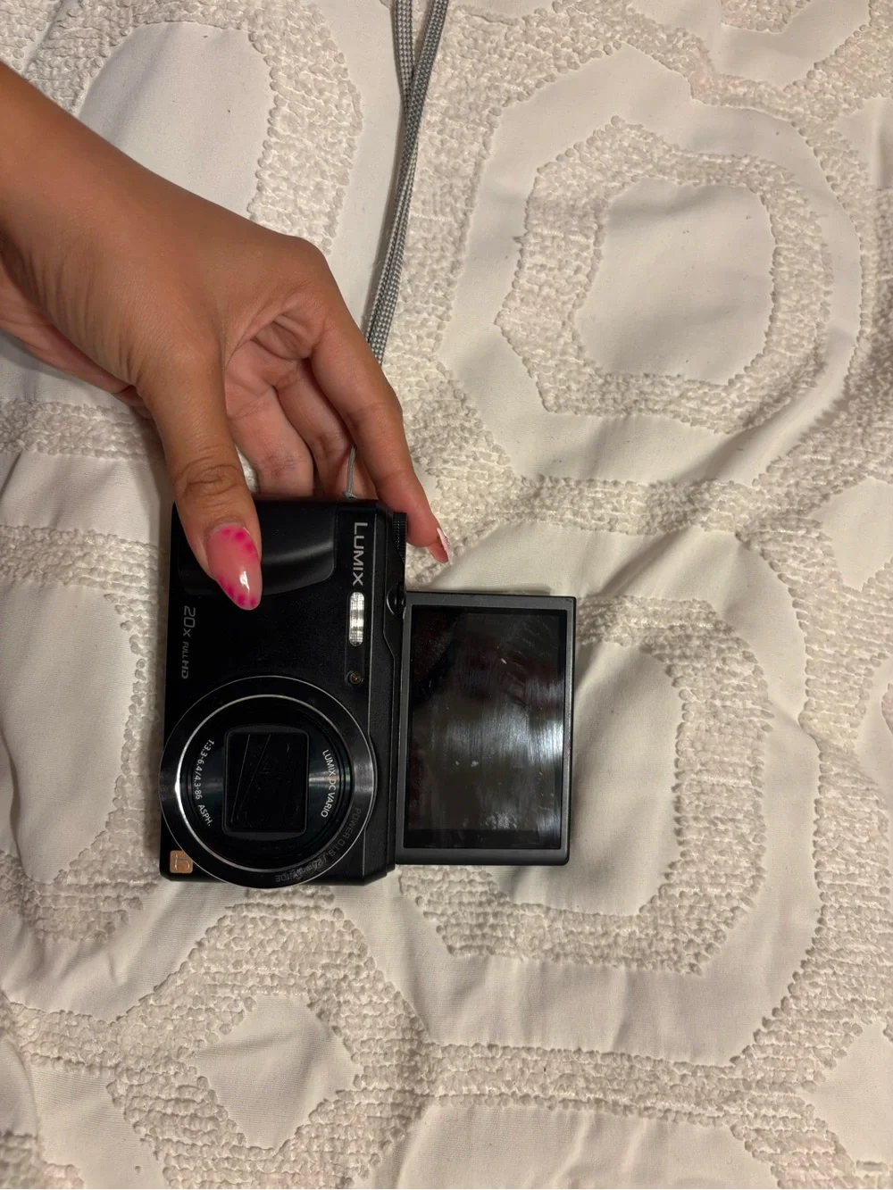 Panasonic Lumix Digital Camera in Black with Flip LCD